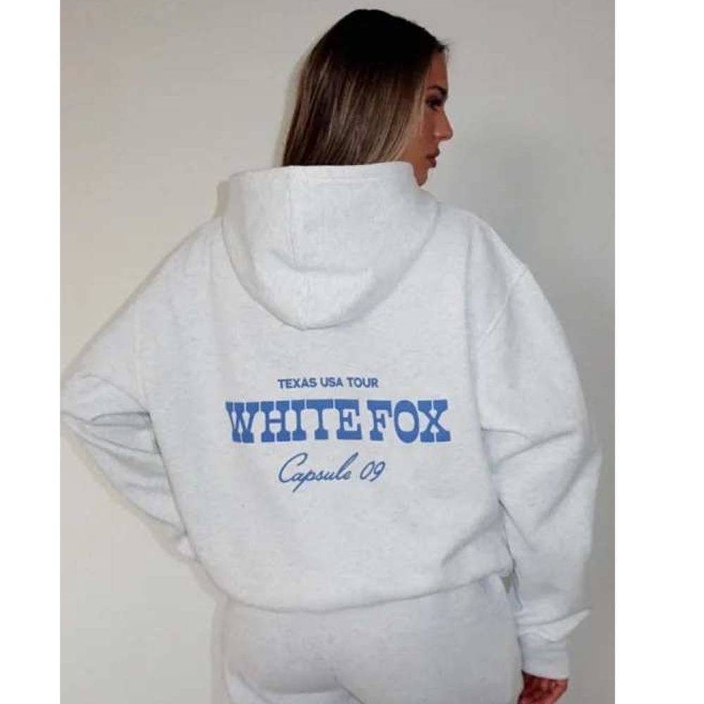 306 White Fox Texas USA Tour Capsule 09 Hoodie Sweatshirt (S/M, EUC)